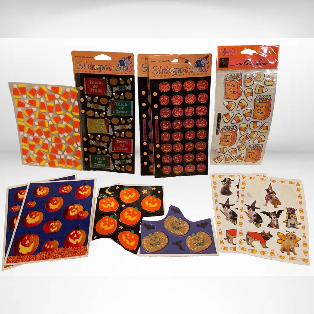 90’s & Y2K Halloween Stickers by Stickopotamis, Amscan, Hallmark